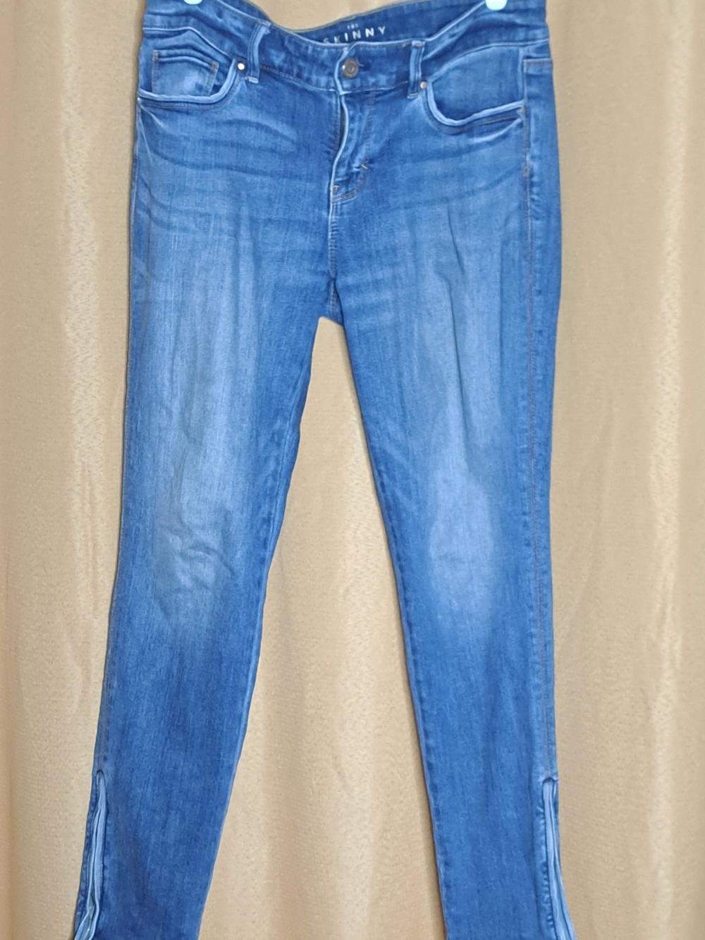 White House Black Market Skinny Jeans in Blue Wash